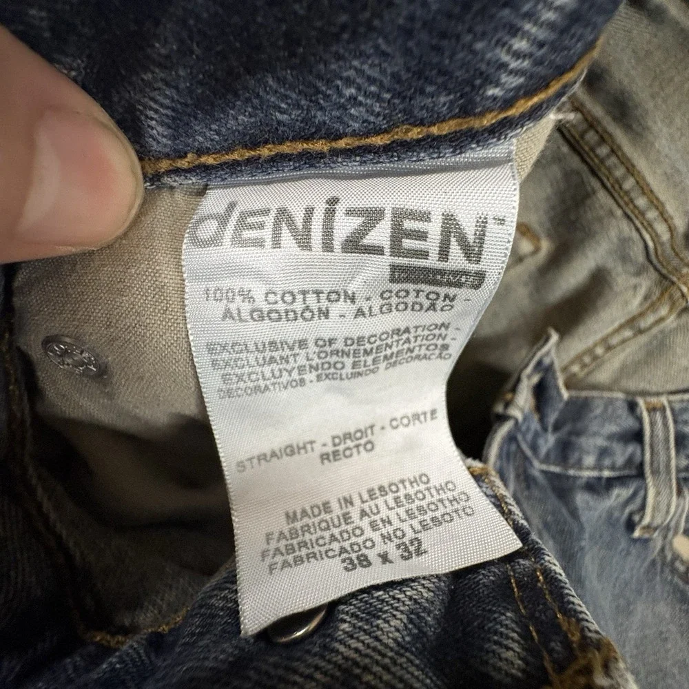 Denizen From Levi's Men's 40x31 Medium Wash Straight Fit Jeans SEE DESCRIPTION